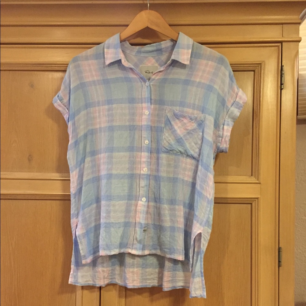 💟 Rails Pastel Plaid Top 💟